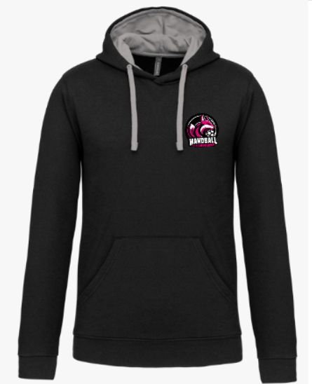 Sweat à capuche noir HBSME - Adulte